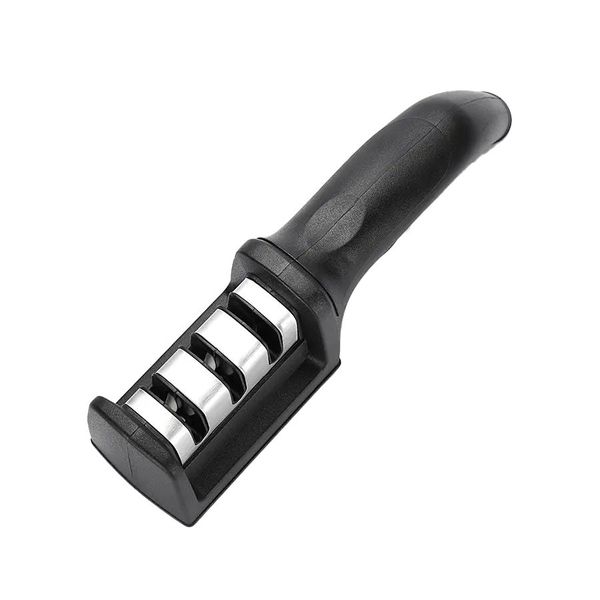 3 Stage Ergonomic Sturdy Non Slip Grip Knife Sharpener