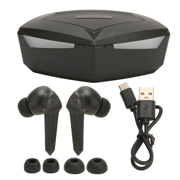 Bluetooth Gaming Earbuds Stereo Low Latency Dual Modes Earphone Black