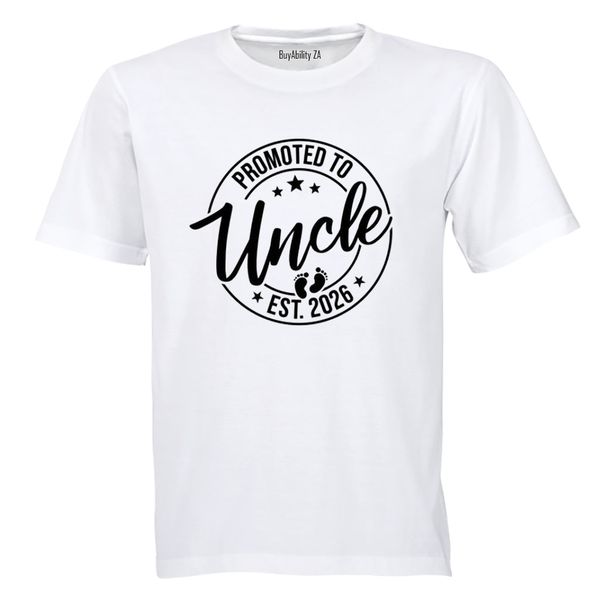 Promoted to Uncle 2026 - Adults - T-Shirt