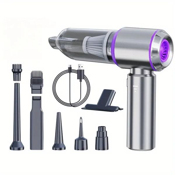 4-in-1 Portable Car Mounted Handheld Vacuum Cleaner