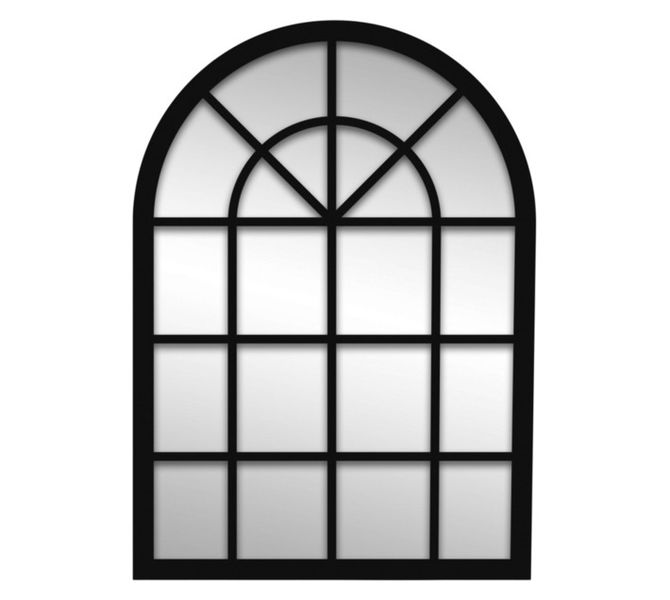 Frame House Arch Mirror - White (600 x 900mm)