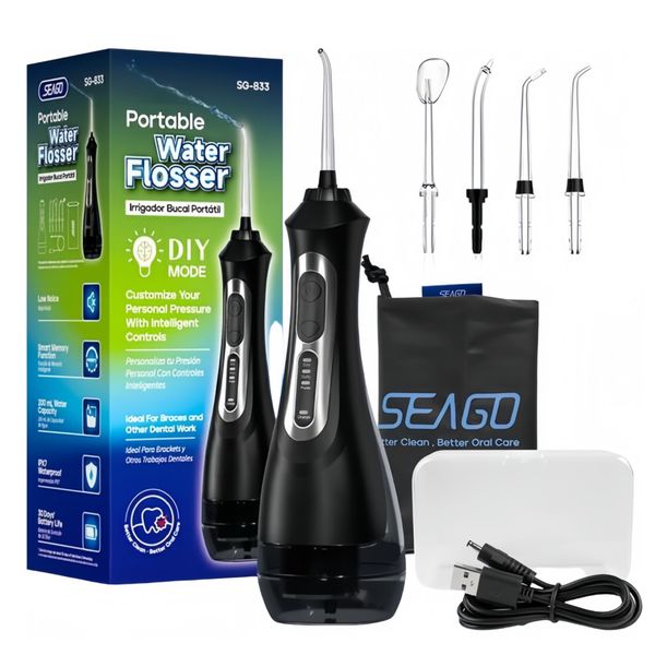 Water Flosser Cordless Protable Teeth Dental Water Flossers