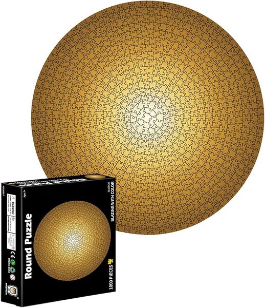 Arole 25.5-Inch Krypt Gold Round Jigsaw Puzzle (1000 Pieces)