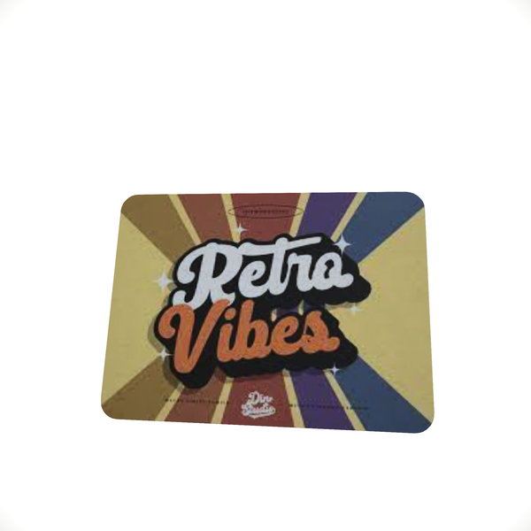 Retro Vibes Brown - Mouse Pad