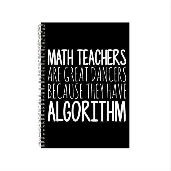 Math Teacher Notebook Teaching Gift Idea A4 Notepad Pad 38