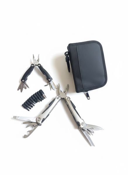Multifunctional 24-in-1 Stainless Steel Multitool Set with Carry Case