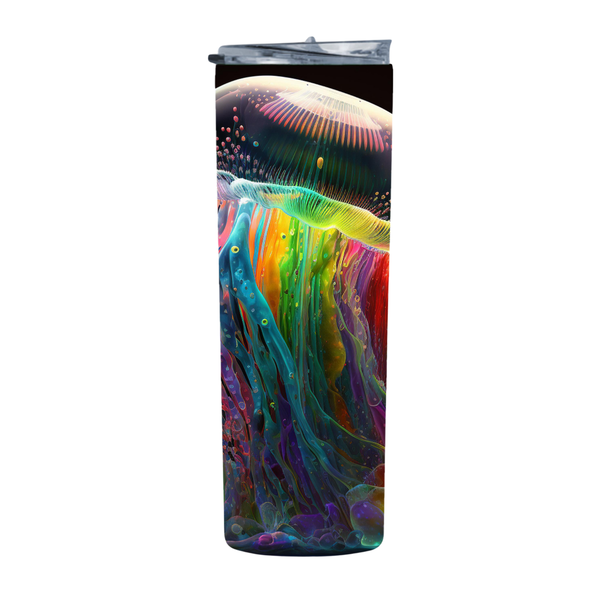Fantasy Jellyfish Rainbow 20 Oz Straight Skinny Tumbler 210