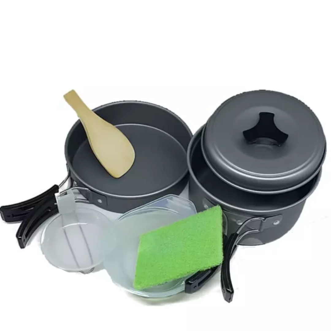 Camping cooking set