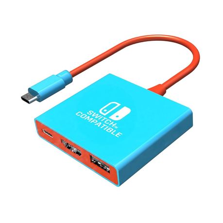 Portable Docking Station Adapter Compatible with Nintendo Switch - Support 4K/60HZ Image
