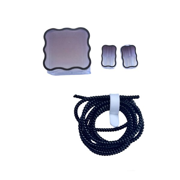 5pcs Gradient Data Cable Protector &amp; Charging Head Cover Set