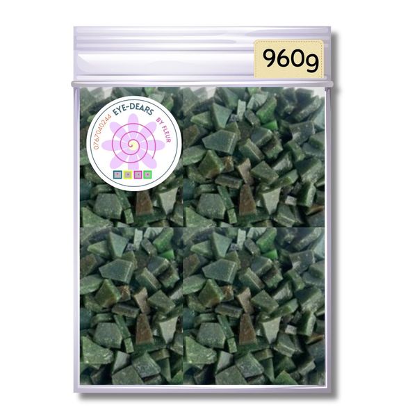 Mosaic Tiles Pre-cut Rustic Dark Green (for crafting)