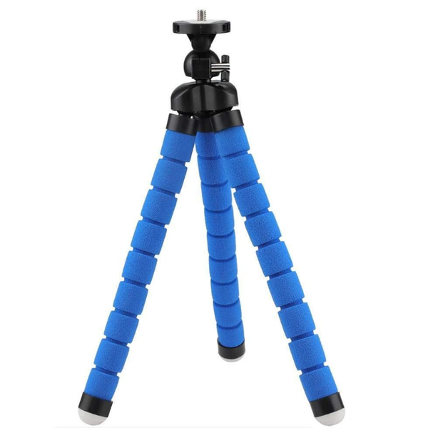 Compact Flexible Octopus Tripod Stand with Phone Holder Mount