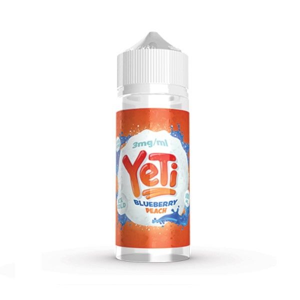 100ml Yeti Vape Juice 3mg - Blueberry Peach