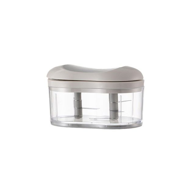 Multifunctional Garlic Cutter for Home Use Transparent, Grey Rubber