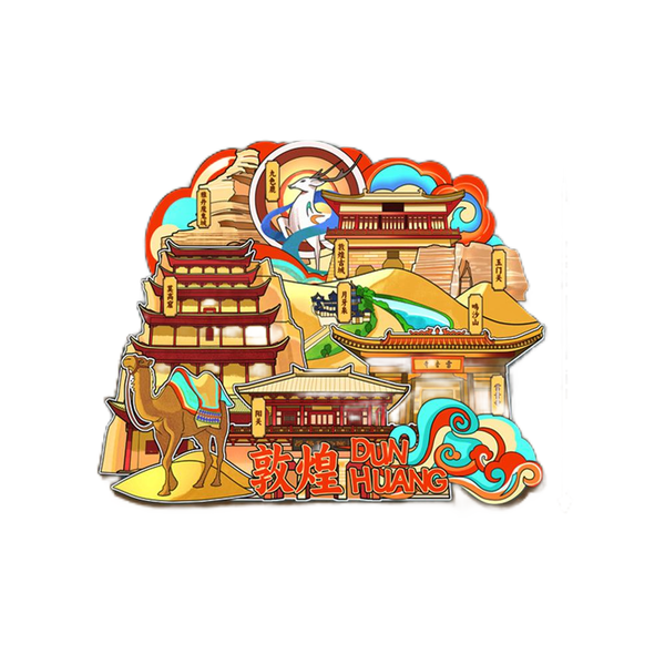 China Dunhuang Travel Souvenir Fridge Stickers