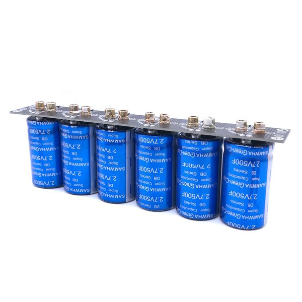 Farad Capacitor 2 7V500F 6 Pieces/1 Set Super Capacitor