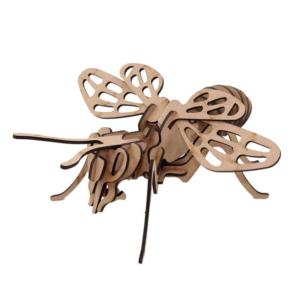 Wow We | 3D Wooden Model | 3D Puzzle | Insects Honey Bee | DIY Model Kit