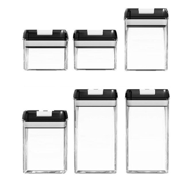 Transparent Perfect 6Pieces Containers Set