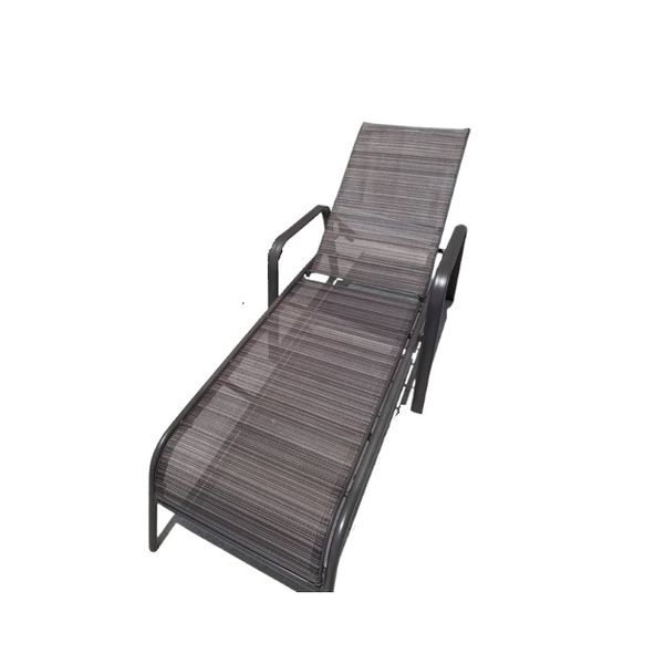 Folding Reclining Outdoor Sun Lounger with 5 Positions
