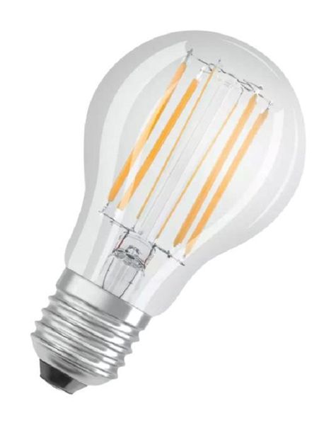 Ledvance (4058075817234) LED Light Bulb, Clear GLS, E27, Warm White
