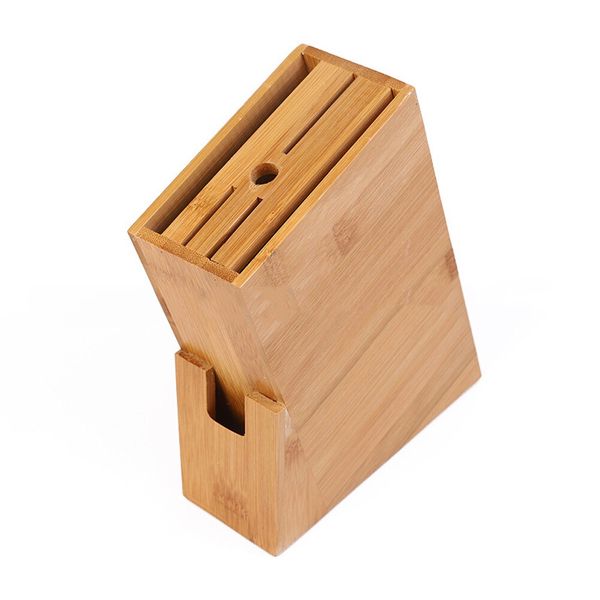 Wooden Bamboo Kitchen Knife Holder Stand