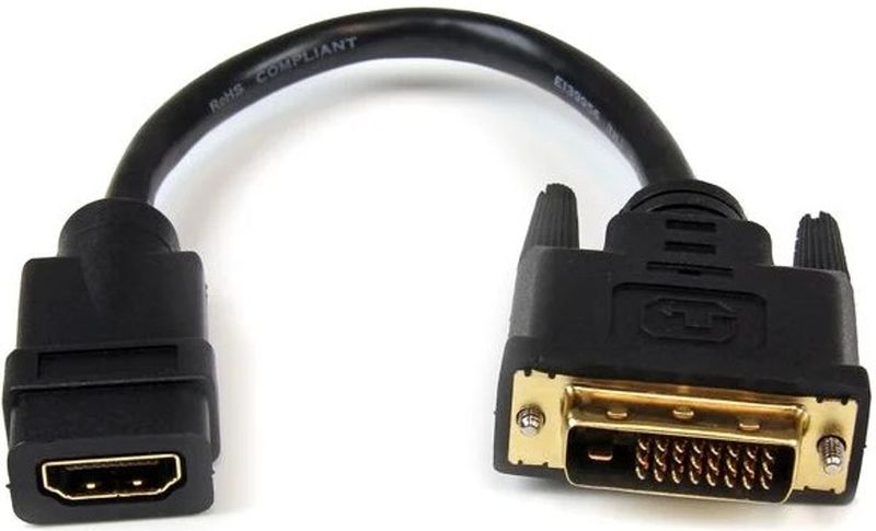 SlingTech Female HDMI To 24+1 Male DVI Cable Adapter