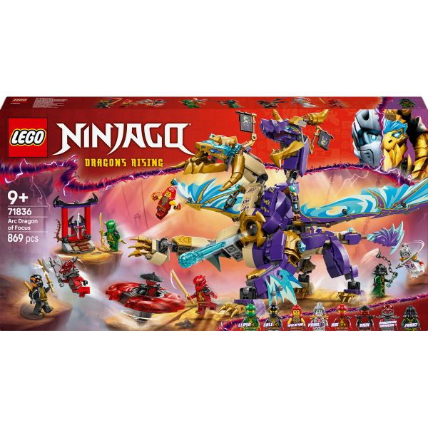 LEGO® NINJAGO® Arc Dragon of Focus Ninja Toy Set 71836