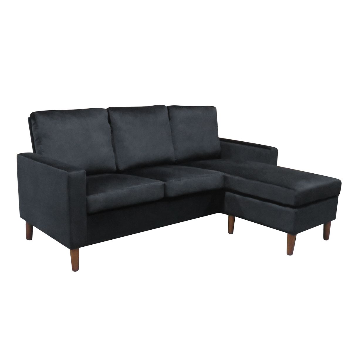 Relax Furniture Quinn LShape Couch Black Shop Today. Get it