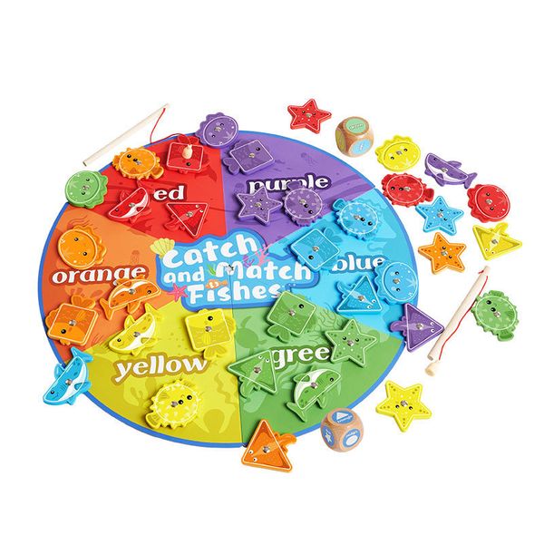 Nature Magnetic Color &amp; Shape Sorting Fishing Game