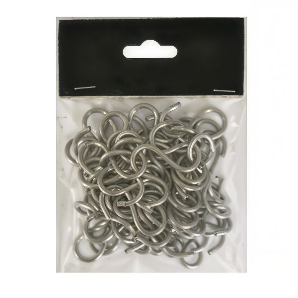 3mm S Hook - Pack of 50 Stainless Steel
