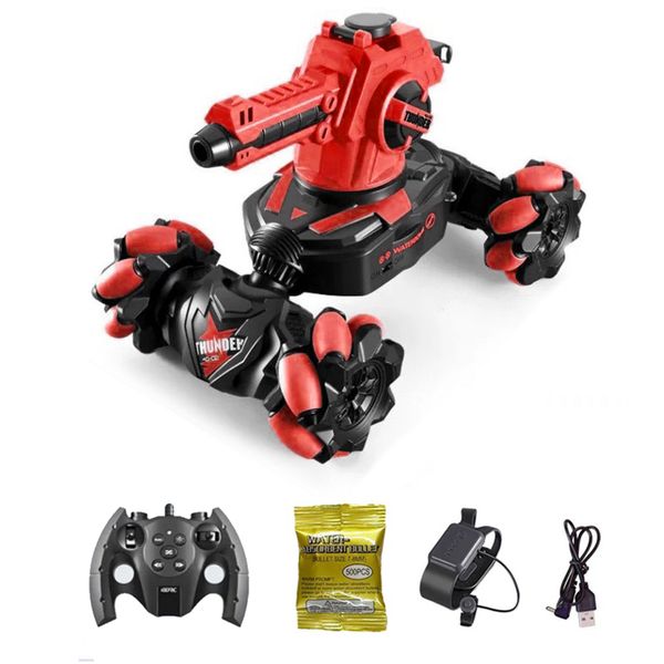 Gesture-sensing water bullet twisting remote control car boy fighting toy