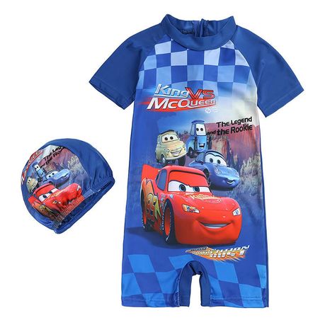 Boys Lightning McQueen Design Swimsuit Daily Sale Shop