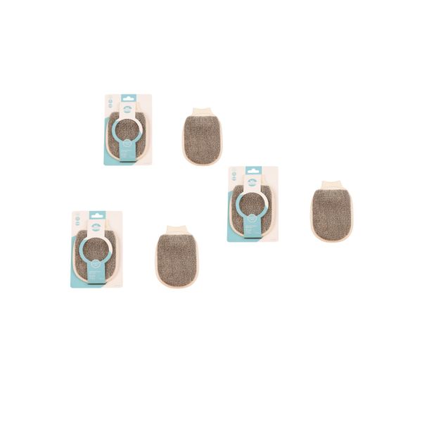 Natural Bath Sponge Loofah - Exfoliating &amp; Soft - 3PCS