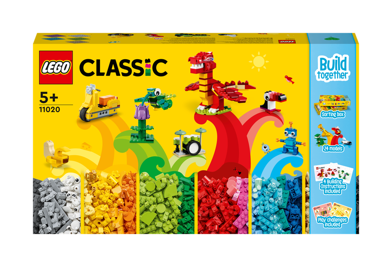 LEGO® Classic Build Together 11020 Building Toy Set (1,601 Pieces)