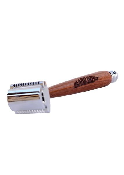 Beard Boys Double Edge Safety Razor – Black &amp; Green Wood
