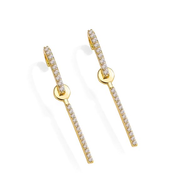 Women Stud Earrings with Cubic Circonias