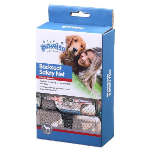 Pawise - Backseat Safety Net with Mounting Access For Pets