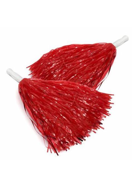 Cheerleader Red Pom-Pom - Pack of 2
