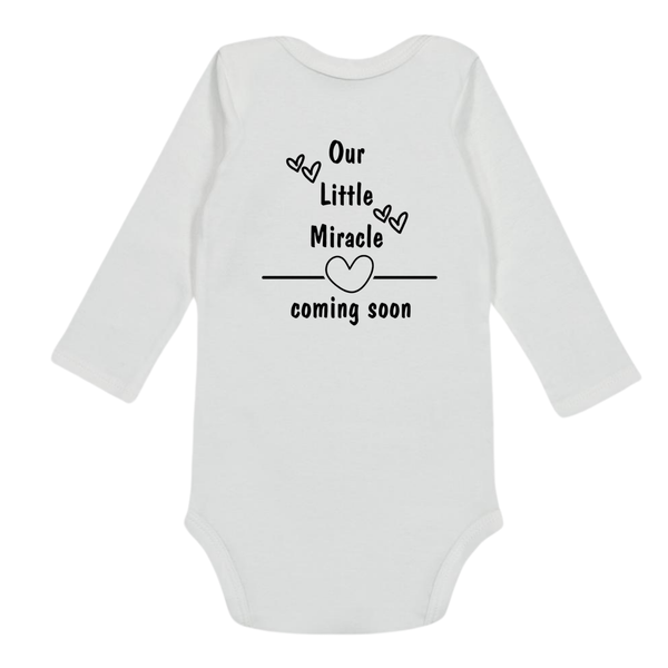 Baby Long Sleeve Vest - Our Little Miracle