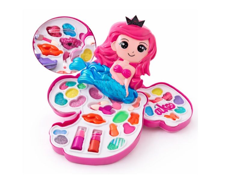 Mermaid Princess Makeup Box - Kids Beauty Play Set