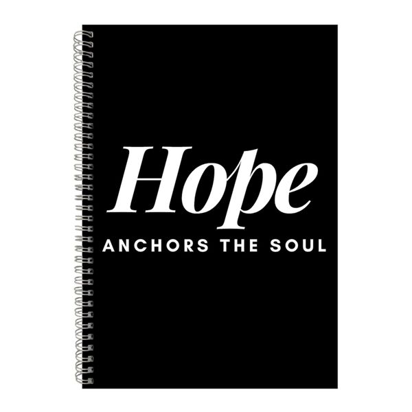 Hope A4 Notebook Spiral Lined Motivational Sayings Graphic Notepad Gift 185
