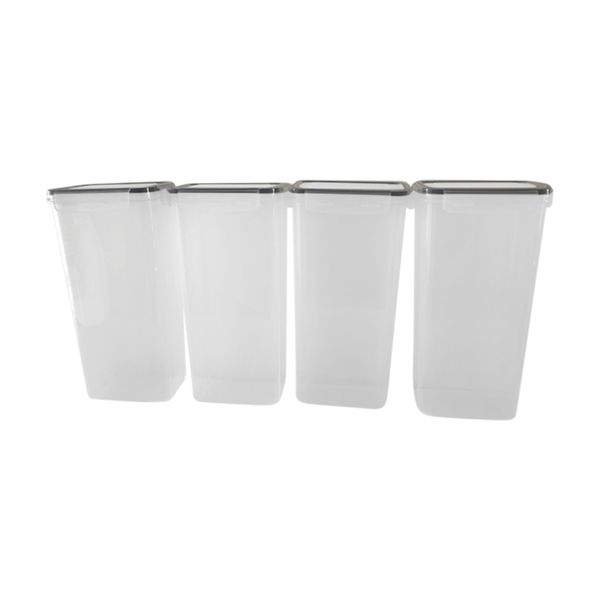 Melzware - 4 Piece Tall Airtight Food Storage Container Set