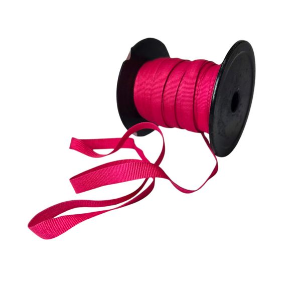 Hot Pink Petersham Ribbon 10mm Grosgrain Trim Sewing Craft Ribbon -50m Roll