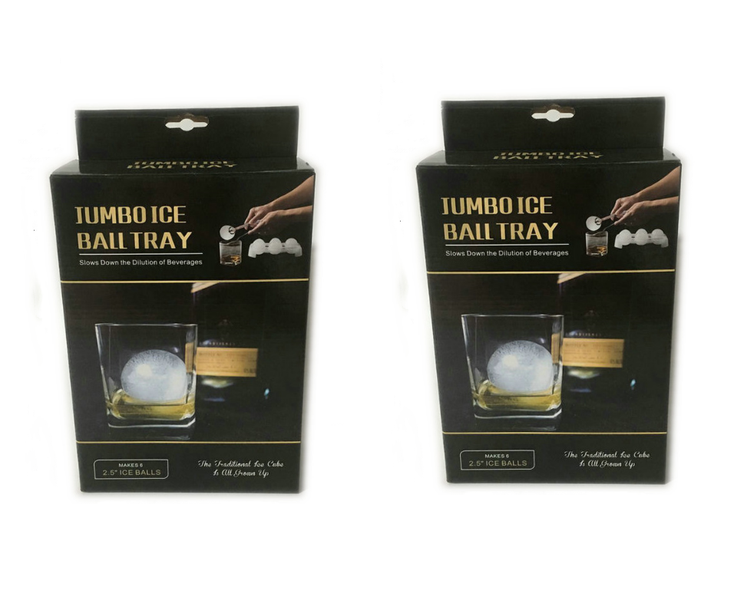 2 Pack-6-compartment homemade whiskey ice box mold