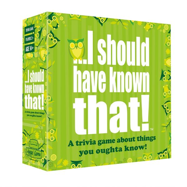 I Should Have Known That - Card Game