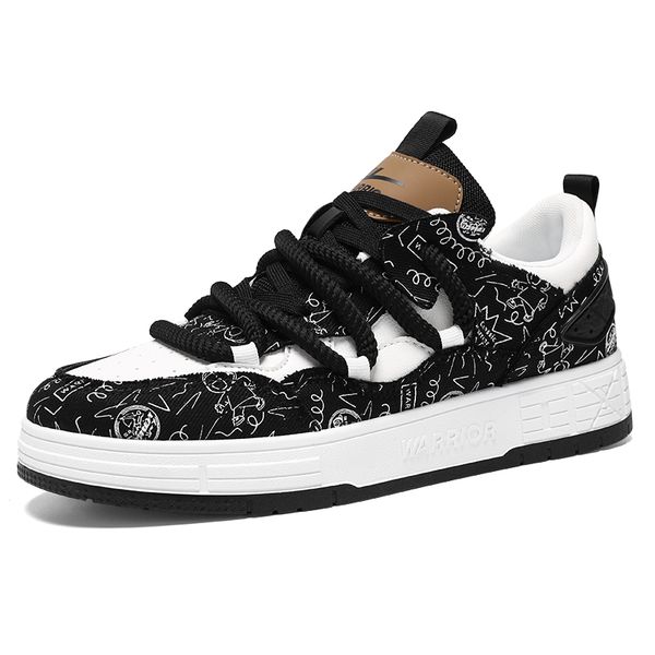 Sneakers For Men &amp; Women Warrior Tekkie Shoes For Men 3551 Black White Jazz