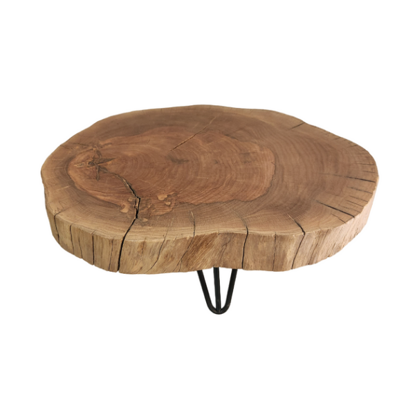 Live Edge Wood Coffee Table , Round