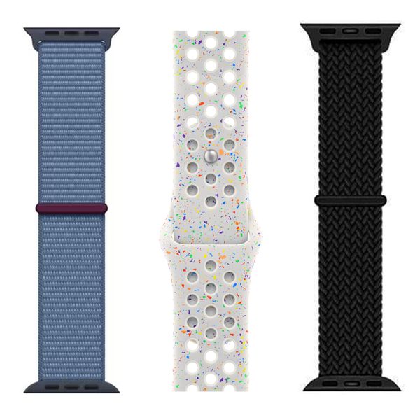 3-Pack Watch Bands Straps for Apple Watch (Fits: 38/40/41mm)