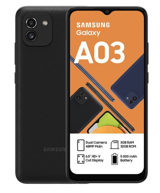 Samsung Galaxy A03 32GB Dual Sim Black VC Locked