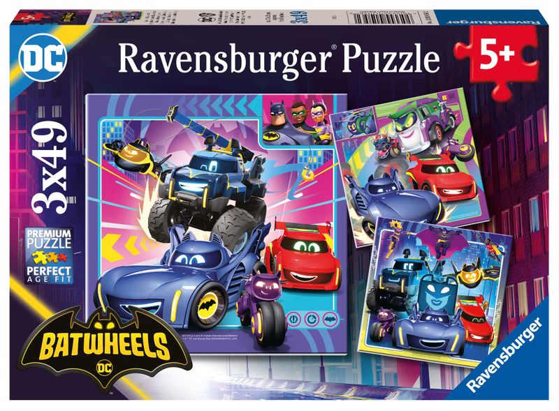 Ravensburger 3x49 Piece Batwheels